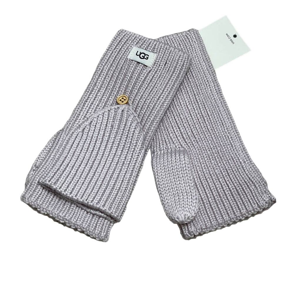 UGG ​Fingerless Knit Gloves pink